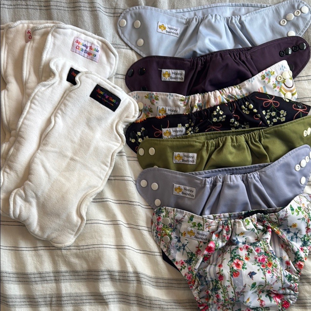 Cloth Diapers Set - Floral Multicolor